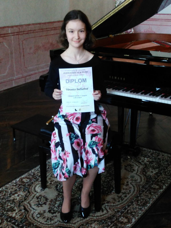 Klavírní soutěž Pianoforte, žáci ze třídy paní učitelky Aleny Kučerové (HO)