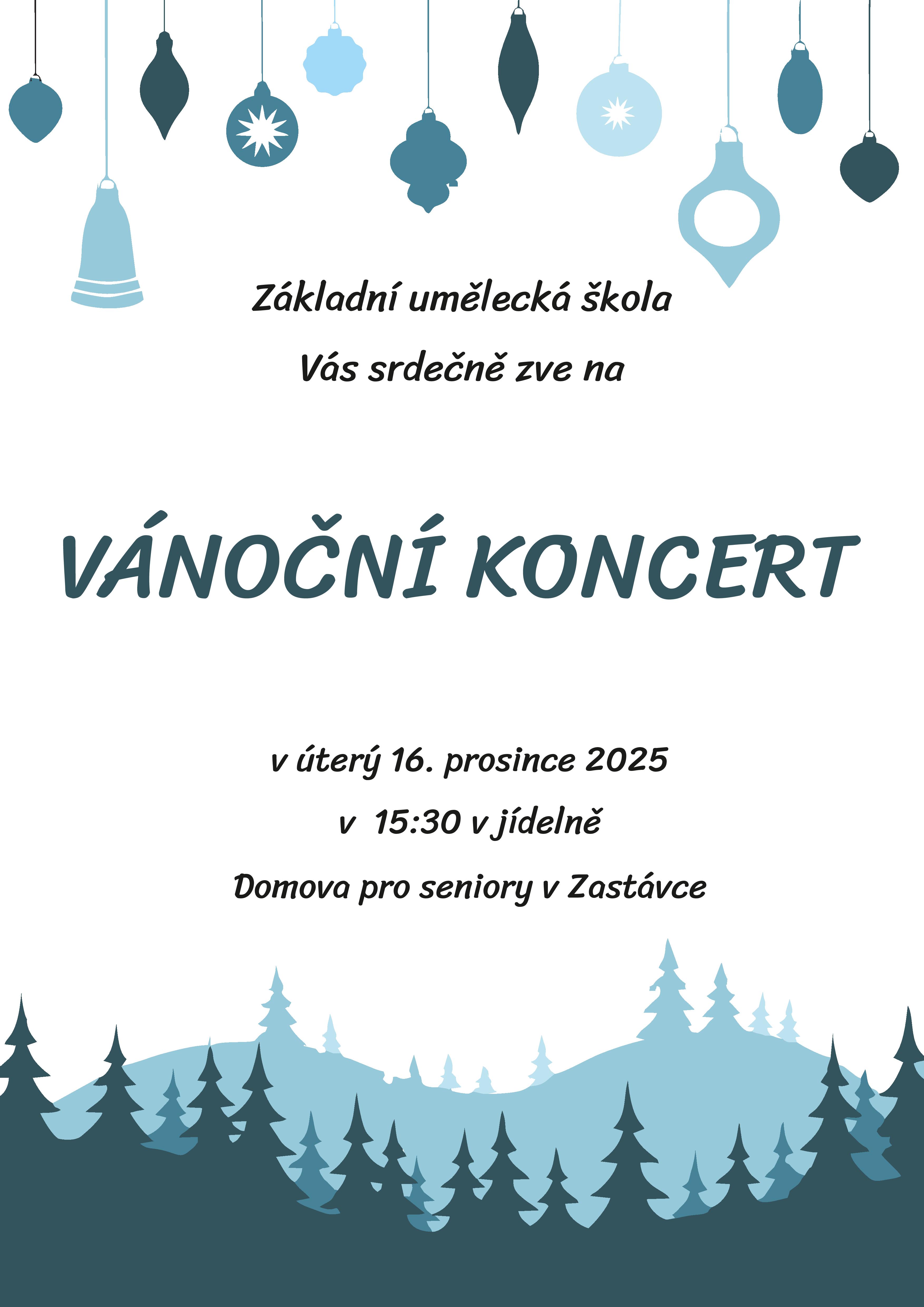Vánoční koncert pro seniory