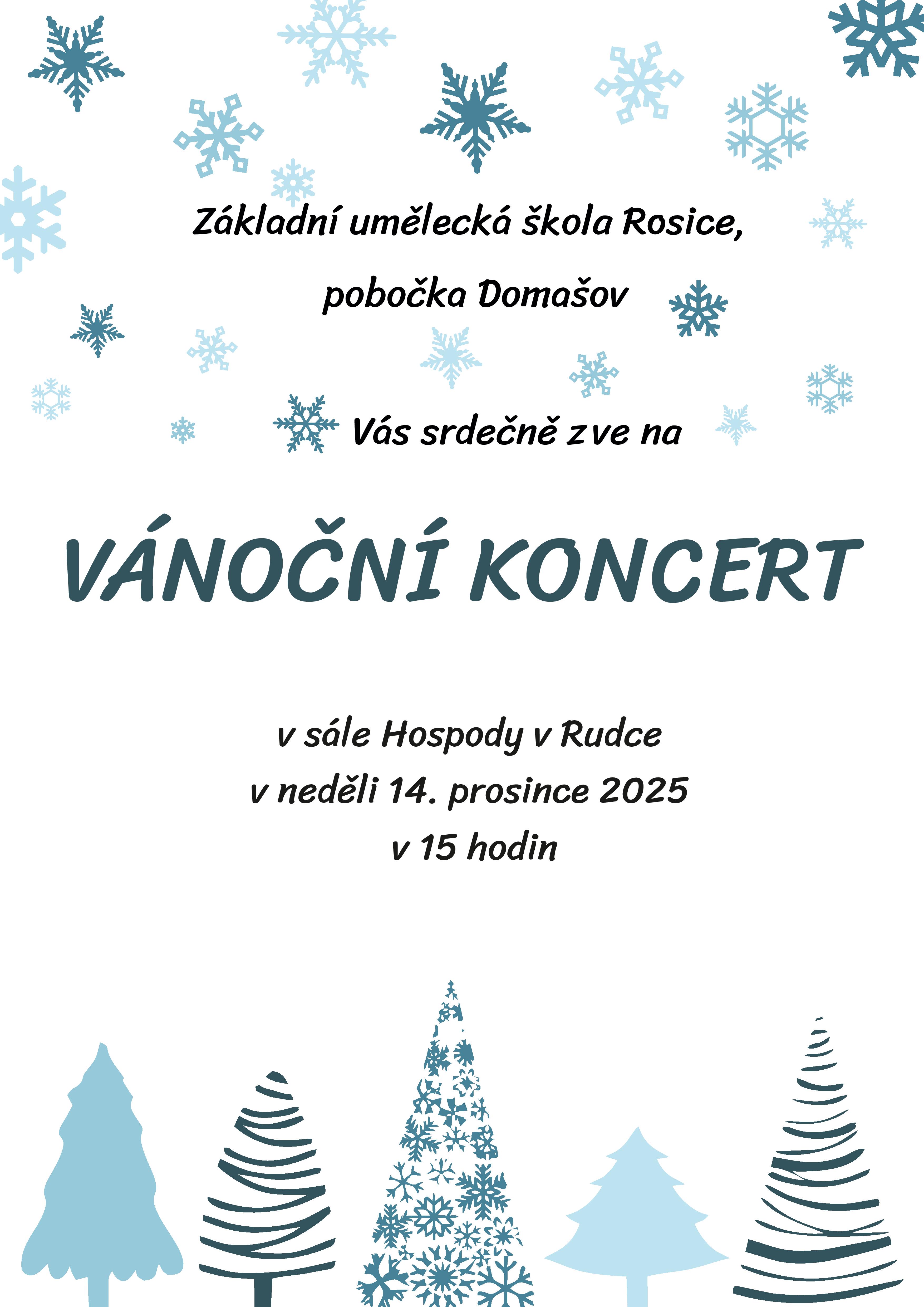 Vánoční koncert - Domašov