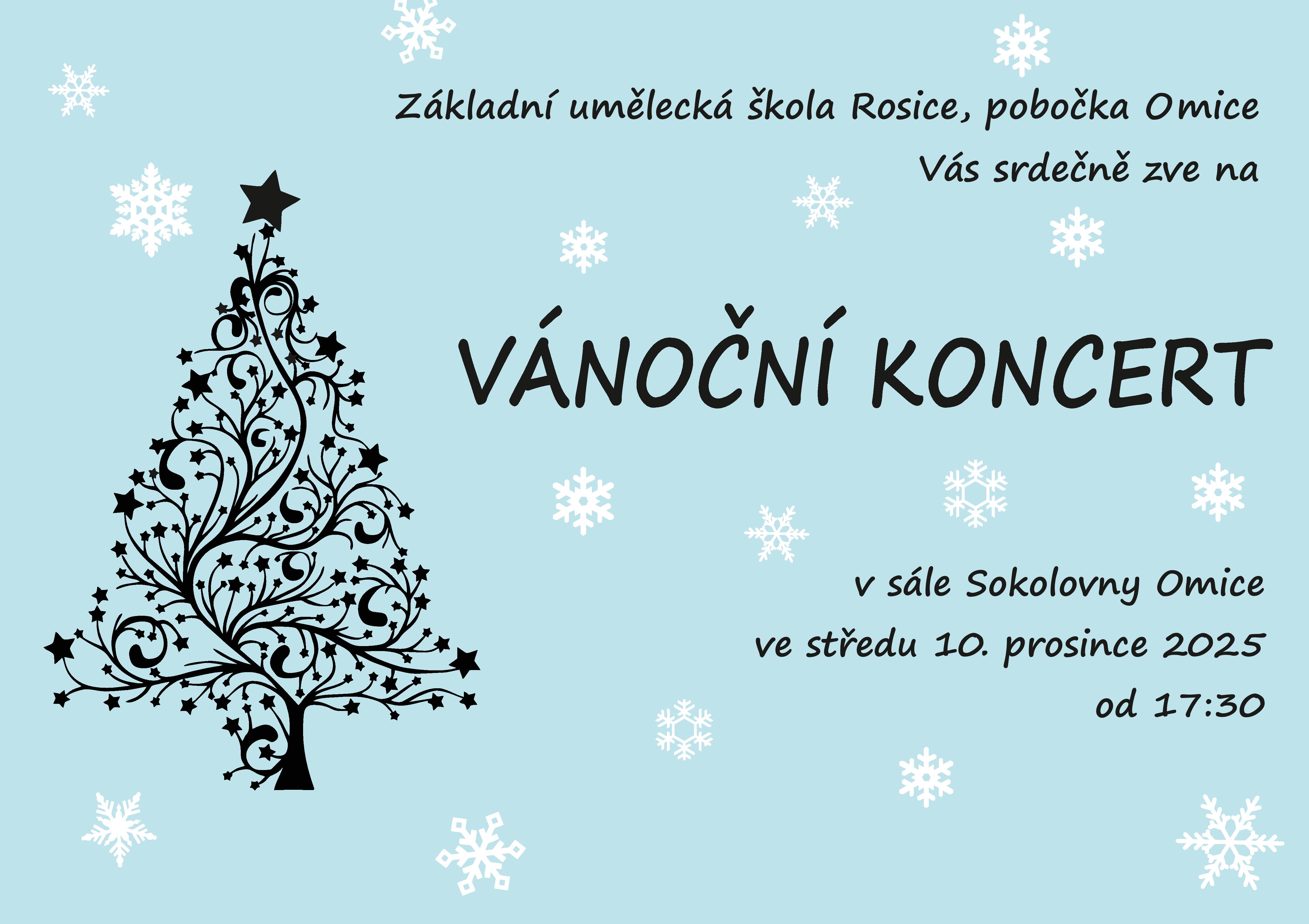 Vánoční koncert - Omice