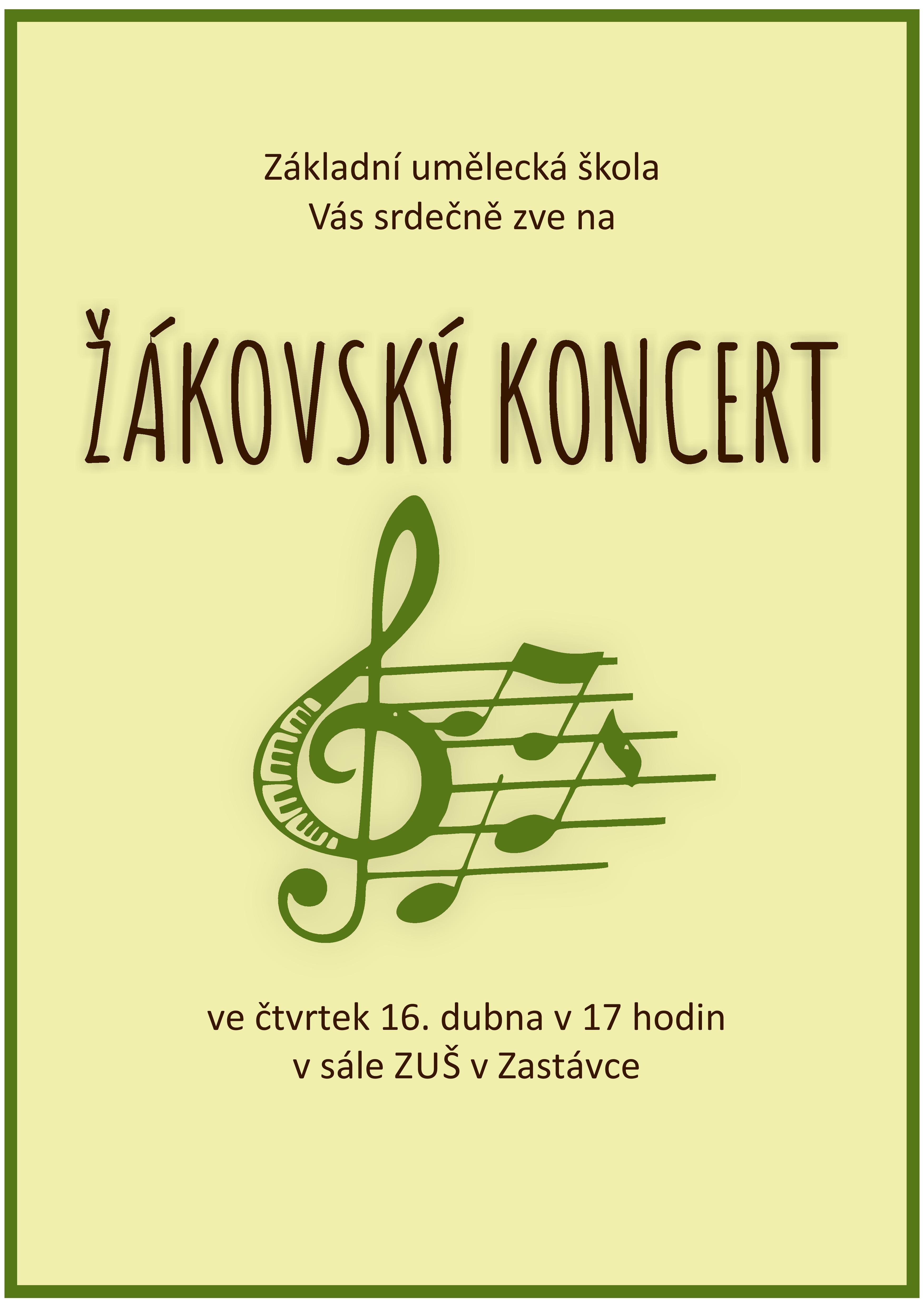 Žákovský koncert - Zastávka