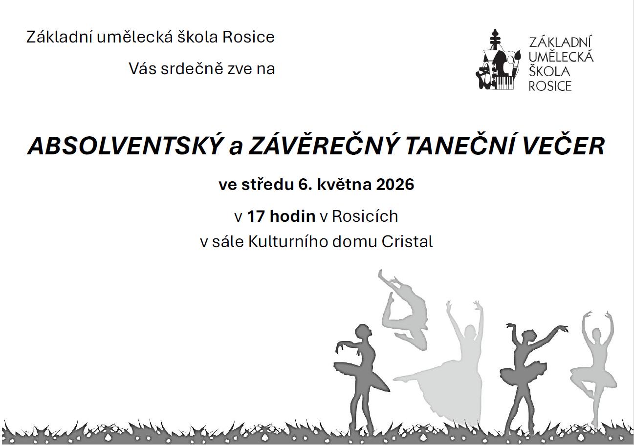 Absolventský a&nbsp;závěrečný taneční večer