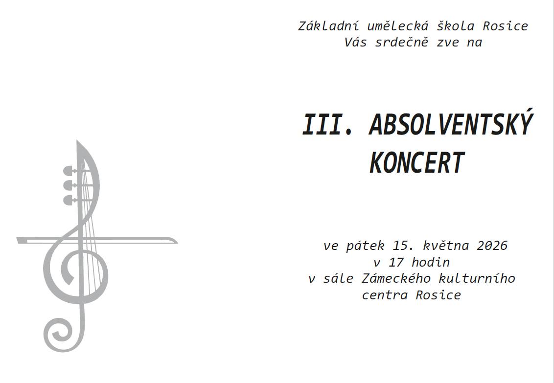 3. Absolventský koncert