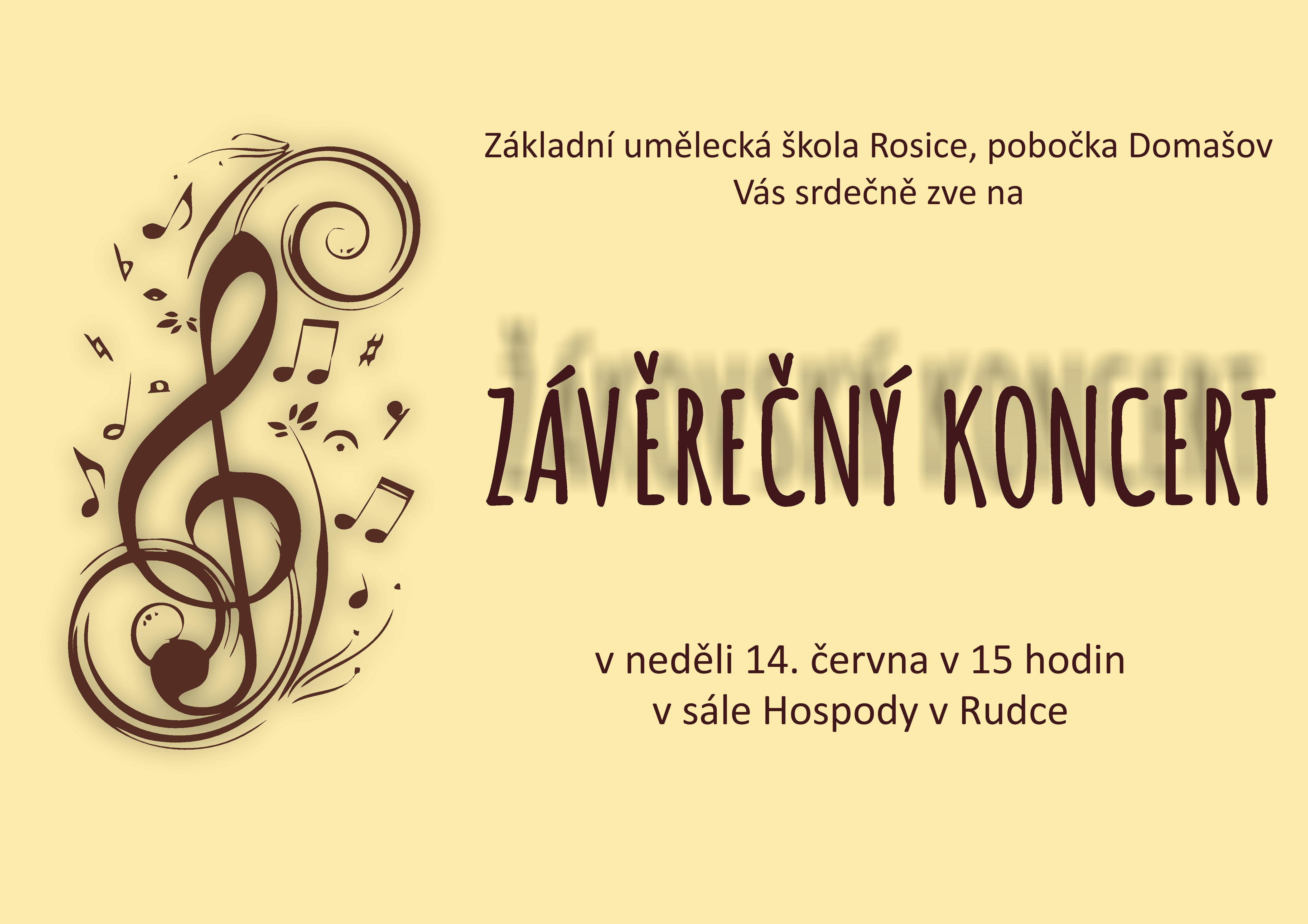 Žákovský koncert - Domašov