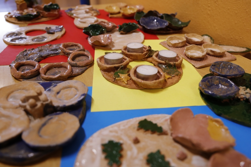 Výtvarný obor Zastávka - práce v hodině LISTOPAD 2024