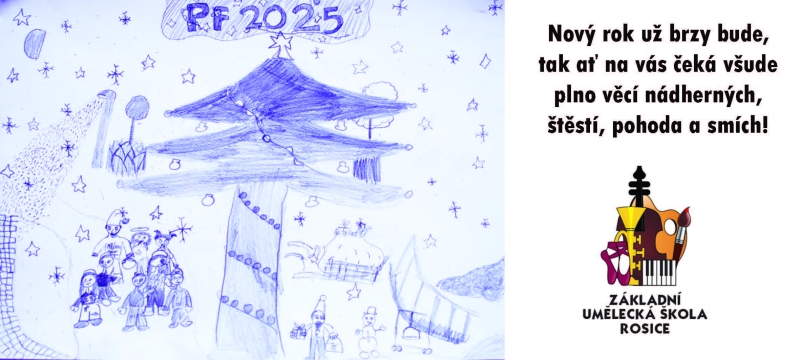 PF 2025 - tvorba žáků výtvarného oboru - výběr ukázek