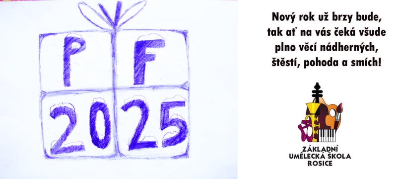 PF 2025 - tvorba žáků výtvarného oboru - výběr ukázek