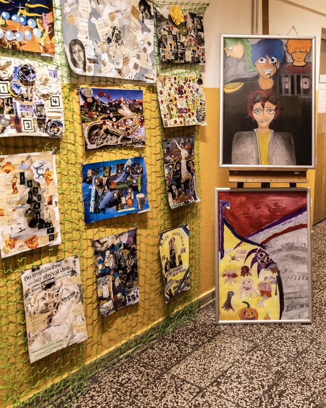 Žákovský koncert s výstavou Zastávka 6. 2. 2025 (HO, VO)