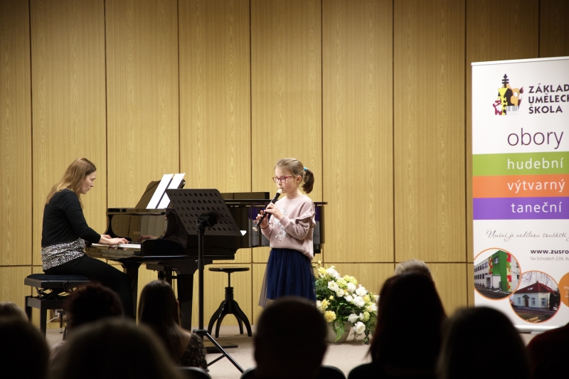 Žákovský koncert s výstavou Zastávka 6. 2. 2025 (HO, VO)