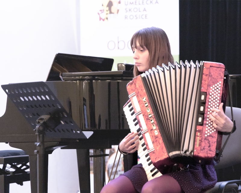 Žákovský koncert s výstavou Rosice 28. 2. 2025 (HO, VO)