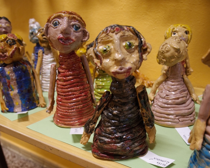 Výtvarný obor Zastávka - práce v hodině DUBEN 2025