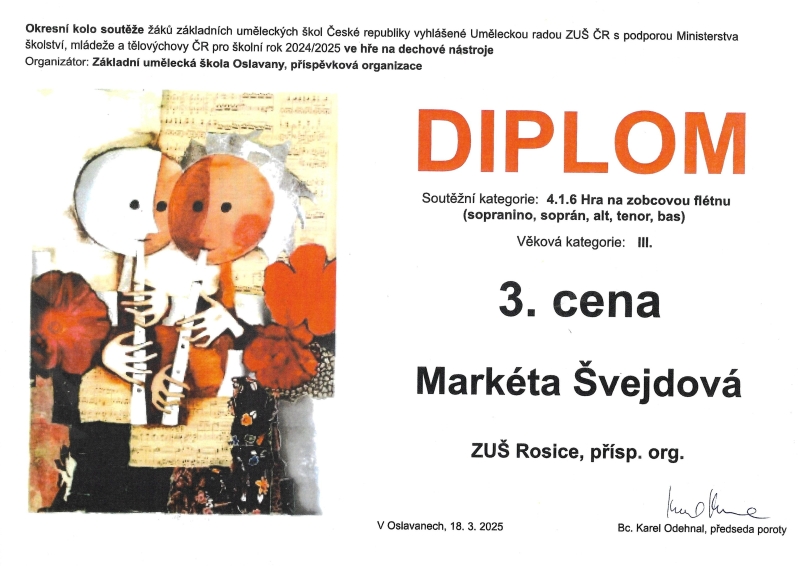 Soutěže ve šk. r. 2024/2025 = fotky a diplomy