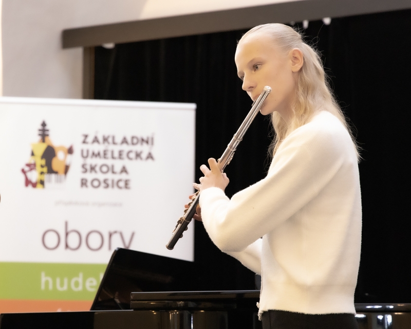 Žákovský koncert a výstava Rosice 10. 10. 2025 (HO, VO)