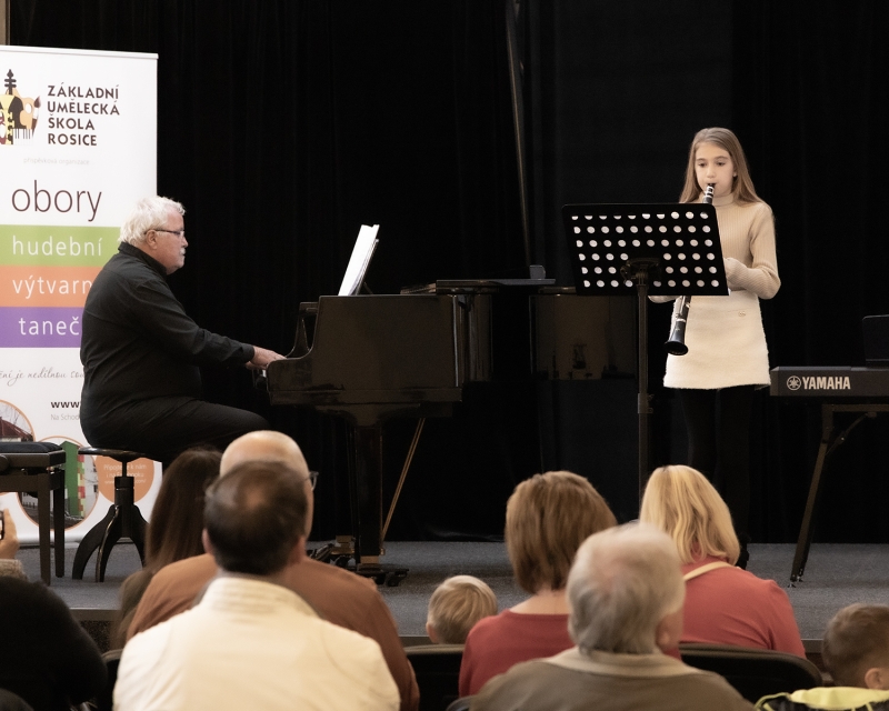 Žákovský koncert a výstava Rosice 10. 10. 2025 (HO, VO)