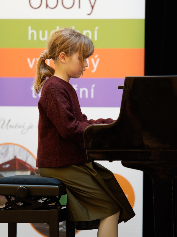 Žákovský koncert a výstava Rosice 7. 11. 2025 (HO, VO)