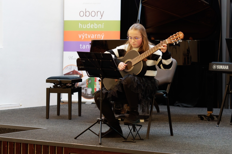 Žákovský koncert a výstava Rosice 7. 11. 2025 (HO, VO)