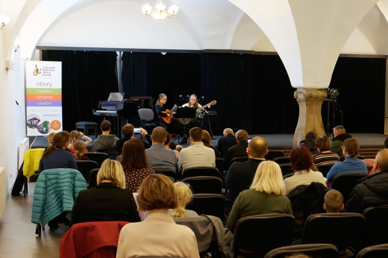 Žákovský koncert a výstava Rosice 7. 11. 2025 (HO, VO)