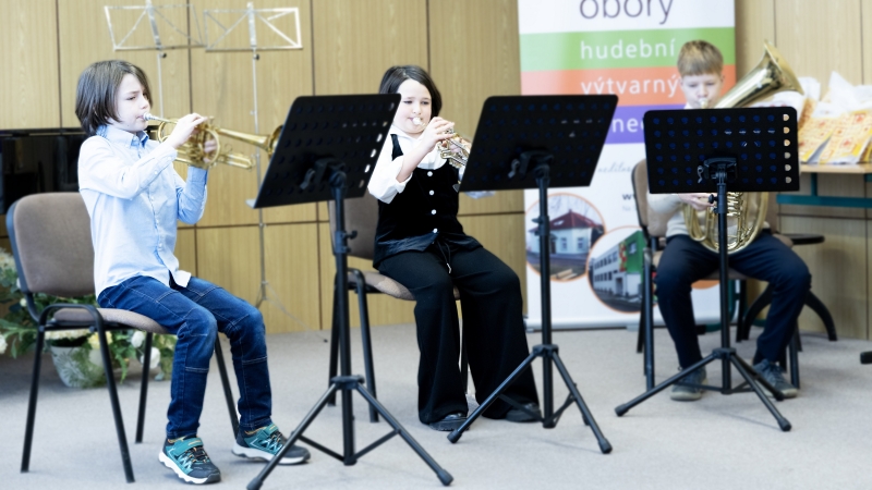 Okresní kolo soutěží ZUŠ pro žesťové nástroje komorní v Zastávce 26. 2. 2026 (HO)