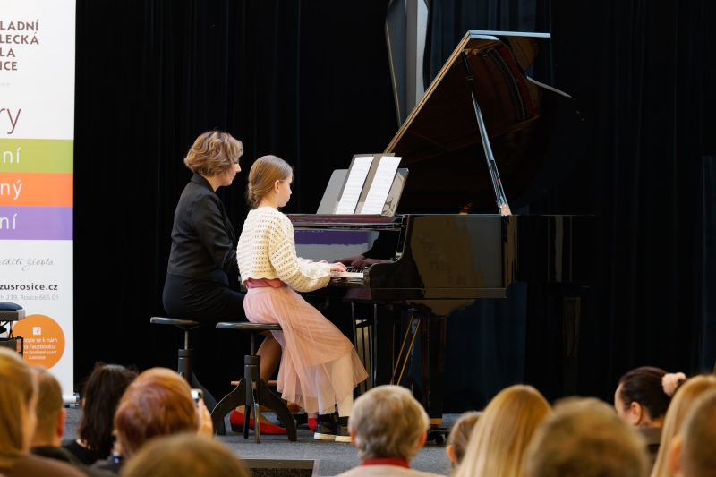 Žákovský koncert a výstava Rosice 20. 03. 2026 (HO, VO)